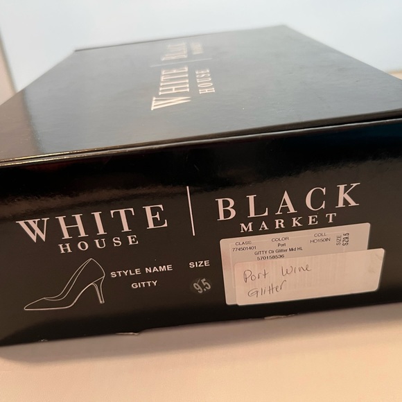 WHBM Glitter Heels 9.5 - Picture 4 of 4